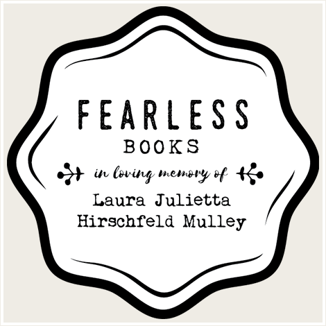 logo for fearless books in loving memory of laura julietta hirschfeld mulley